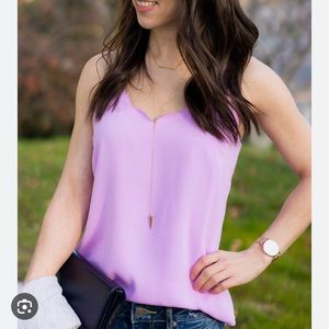 JCrew Scallop Tank